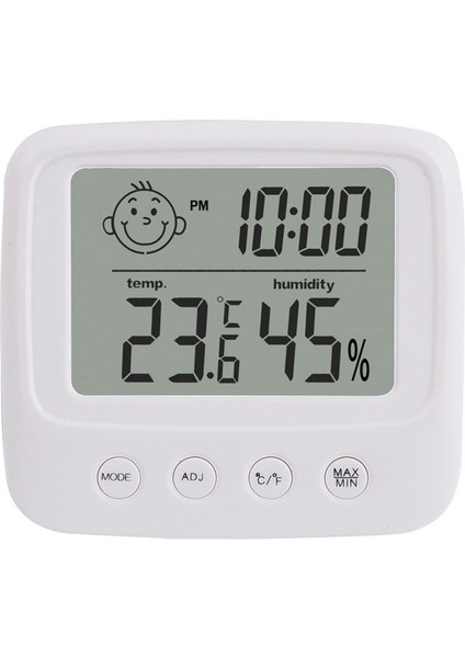 Dijital Iç Mekan Nem ve Sıcaklık Ölçer - Yüksek Hasiyetli, Arka Aydınlatmalı Beyaz (Yurt Dışından) modelleri