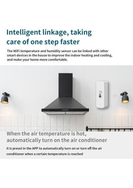 Wifi Sıcaklık Nem Sensörü: Uygulama, Alexa ve Google ile Kontrol (Yurt Dışından) modelleri