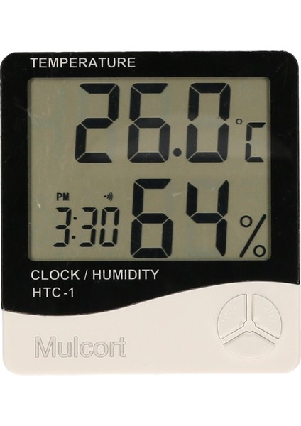Dijital Nem ve Sıcaklık Ölçer Geniş LCD Maks/min Hafızalı (Yurt Dışından)