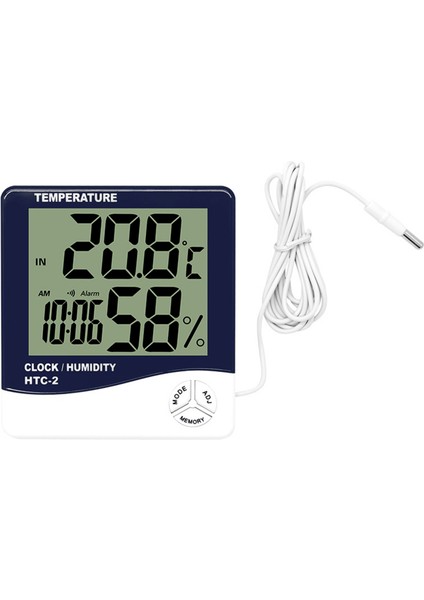 Htc-2 Iç/dış Nem Sıcaklık Ölçer Arka Aydınlatmalı (Yurt Dışından)