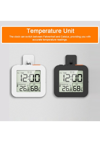 Dijital Termohigrometre Çift Alarmlı Saat Zamanlayıcı (Yurt Dışından) indirimleri