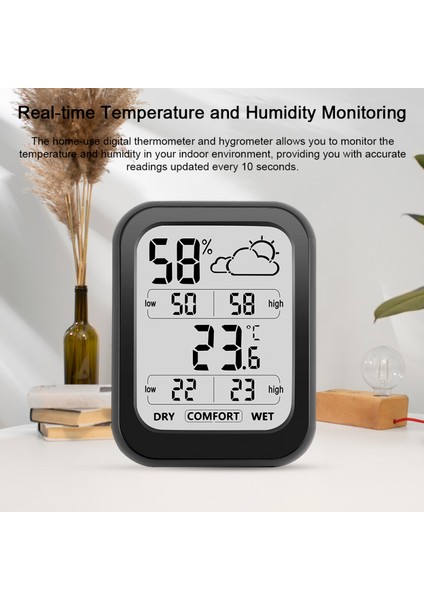 Has Iç Mekan Dijital Termometre Higrometre - Sıcaklık, Nem ve Hava Durumu Göstergeli ℃/℉ Geçişli (Yurt Dışından) modelleri