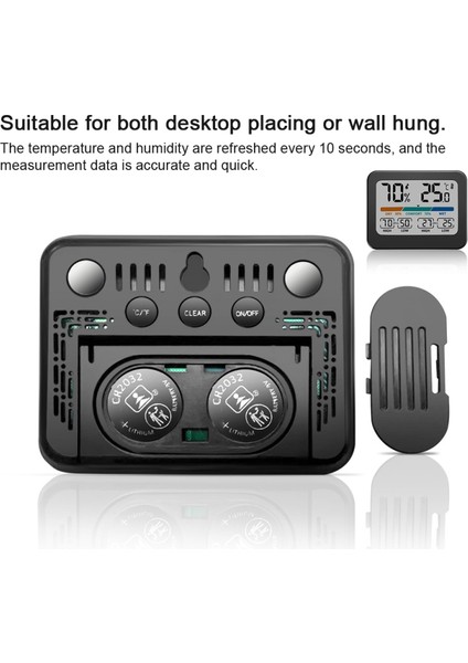 Renkli Ekranlı Dijital Sıcaklık ve Nem Ölçer (Yurt Dışından) modelleri