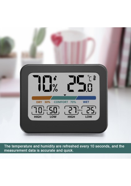 Renkli Ekranlı Dijital Sıcaklık ve Nem Ölçer (Yurt Dışından) indirimleri