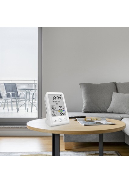 Tuya Wi-Fi USB Şarj Edilebilir Nem ve Sıcaklık Ölçer LCD Ekran (Yurt Dışından) fırsatları