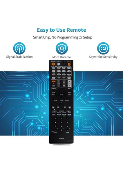 RC837M Onkyo Av Alıcısı Için Uzaktan Kumandayı Değiştirin TX-NR616 TXNR616 Uzaktan Kumanda (Yurt Dışından) modelleri
