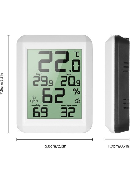 LCD Iç Mekan Sıcaklık ve Nem Ölçer °c/°f Ayaklı (Yurt Dışından) modelleri