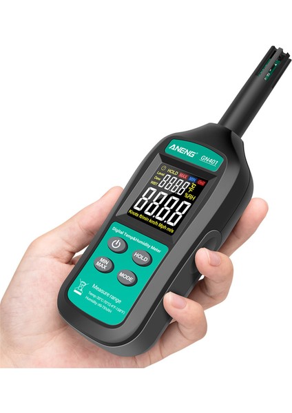 El Tipi Dijital Termometre Higrometre - Temasız Iç/dış Mekan Çok Amaçlı (Yurt Dışından) fiyatları