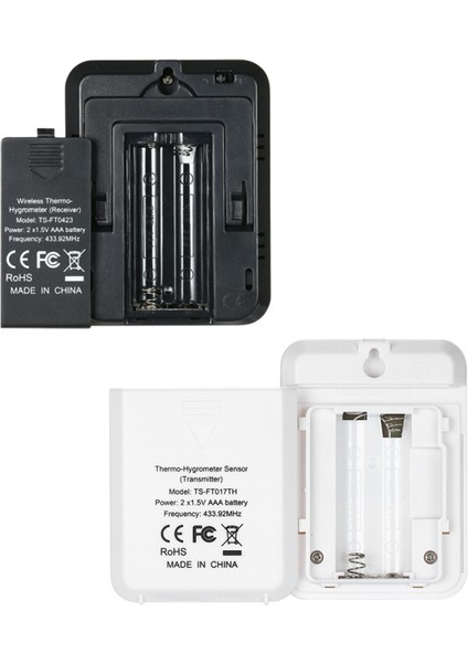 Kablosuz LCD Termo-Higrometre - Iç/dış Mekan Sıcaklık Nem Ölçer, Ayaklı (Yurt Dışından) indirimleri