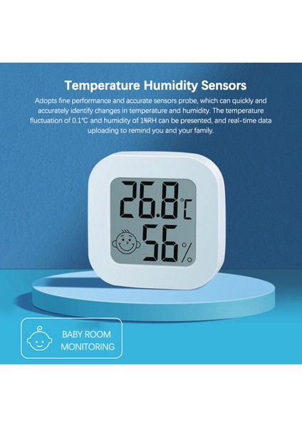 Tuya Bt Sıcaklık Nem Sensörü LCD Mobil Uygulama ile Akıllı Ev (Yurt Dışından) fiyatları