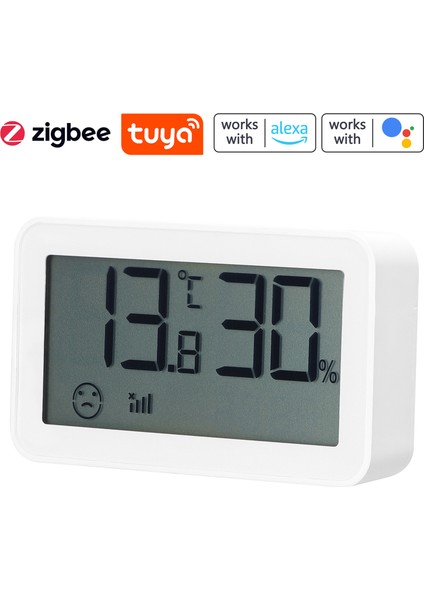 Zigbee Iç Mekan Termometre Nem Ölçer - Alexa & Google Uyumlu (Yurt Dışından)
