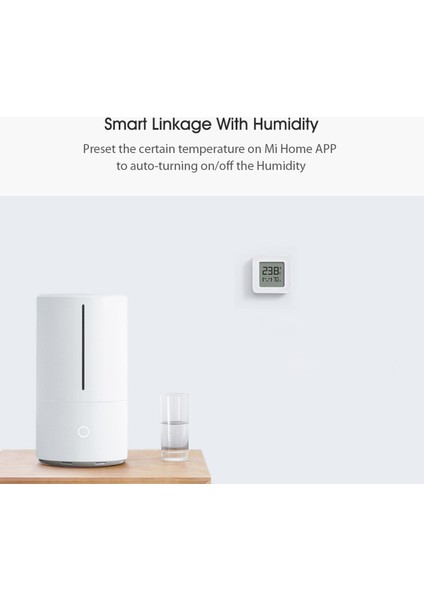 Xiaomi Zuomee Bt 2 Akıllı Termometre Nem Ölçer - Mijia Uygulaması Uyumlu (Yurt Dışından)