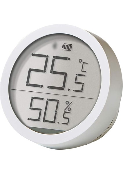 Kapalı Alan Sıcaklık Nem Ölçer Bluetooth Mi Home Uygulama LCD Ekran (Yurt Dışından)