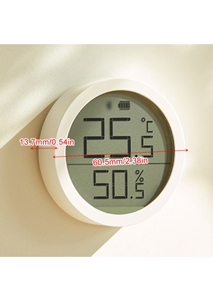 Kapalı Alan Sıcaklık Nem Ölçer Bluetooth Mi Home Uygulama LCD Ekran (Yurt Dışından) indirimleri