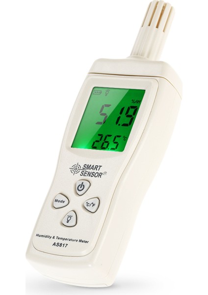 Mini Taşınabilir LCD Nem ve Sıcaklık Ölçer (Yurt Dışından)
