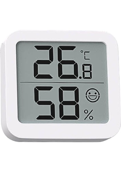 Mıııw S08 Dijital Higrometre - Iç Mekan Sıcaklık Nem Ölçer, Taşınabilir LCD Ekranlı (Yurt Dışından)