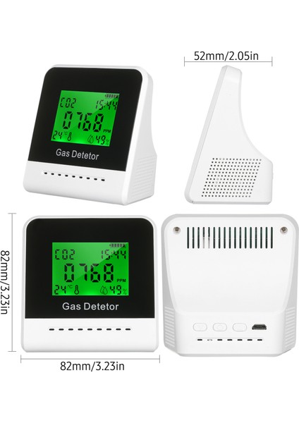 Şarjlı Hava Kalitesi Co2 Ölçer - Ev, Ofis, Otel (Yurt Dışından) fiyatları