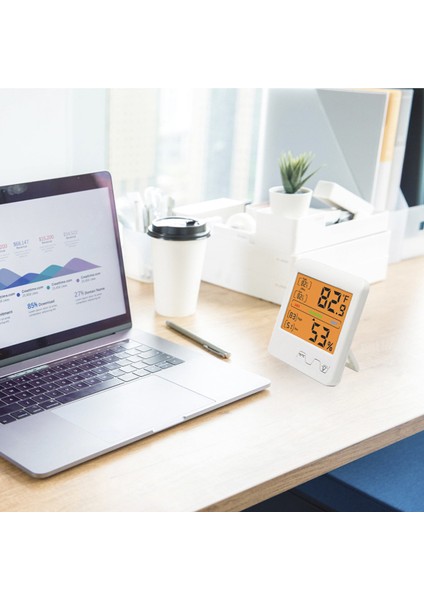 Büyük LCD Ekranlı Iç ve Dış Mekan Taşınabilir Nem ve Sıcaklık Ölçer (Yurt Dışından) fırsatları