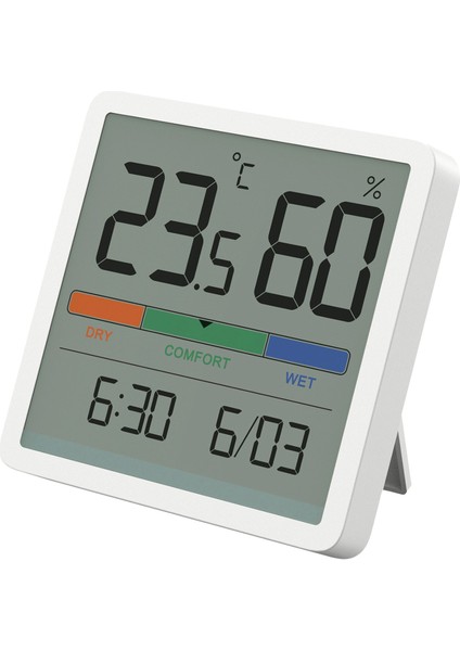 Dijital Nem ve Sıcaklık Ölçer LCD Aydınlatmalı Ev Sera Higrometre (Yurt Dışından)