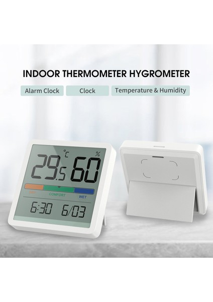 Dijital Nem ve Sıcaklık Ölçer LCD Aydınlatmalı Ev Sera Higrometre (Yurt Dışından) fiyatları