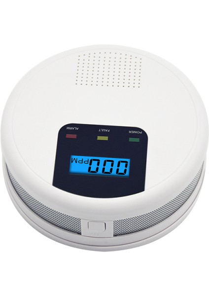 Karbonmonoksit Dedektörü LCD Ekran Sesli Işıklı Alarm Ev Mutfak Otel (Yurt Dışından)