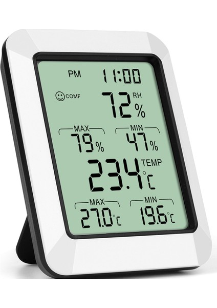 LCD Dijital Termometre Higrometre Maks/min Alarmlı (Yurt Dışından) indirimleri
