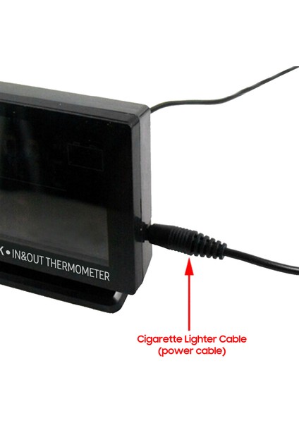 LCD Dijital Araç Termometresi - Iç/dış Sıcaklık Aydınlatmalı (Yurt Dışından) modelleri