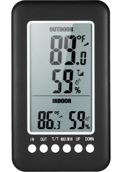 Kablosuz Iç/dış Mekan Dijital Termometre Higrometre ℃/℉ Sıcaklık Nem Ölçer Maks/min (Yurt Dışından) indirimleri