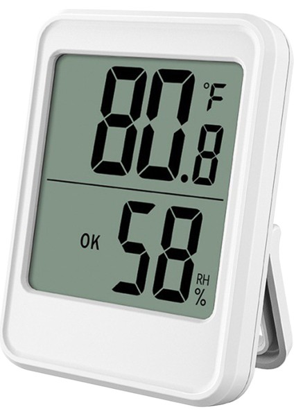 Iç Mekan Büyük Ekran Manyetik Sıcaklık Nem Ölçer (Yurt Dışından)