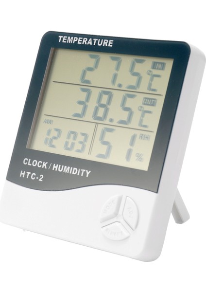 Htc-2 Iç ve Dış Sıcaklık Nem Ölçer Geniş Ekranlı Dijital Gösterge (Yurt Dışından) indirimleri