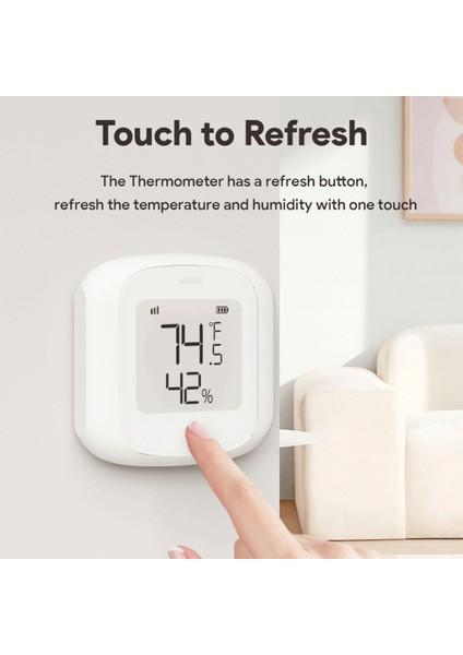 Akıllı Wi-Fi Sıcaklık ve Nem Sensörü - Alexa, Google Home Uyumlu (Yurt Dışından) modelleri