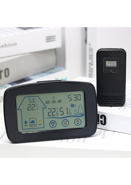 YJ-5003 Kablosuz Hava Istasyonu LCD Sensörlü Saat (Yurt Dışından)