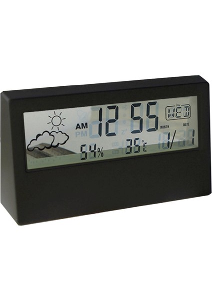 Transparan Dijital Çalar Saat, Tarih, Sıcaklık, Ertelemeli (Yurt Dışından)