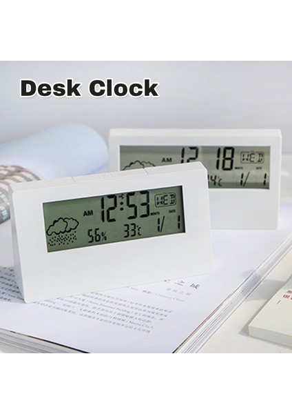 Transparan Dijital Çalar Saat, Tarih, Sıcaklık, Ertelemeli (Yurt Dışından) fırsatları