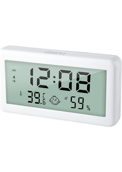 Dijital Termometre Higrometre Iç Ortam Sıcaklık Nem Ölçer LCD Tarih Saat Alarm ℃℉ Geçişli (Yurt Dışından)
