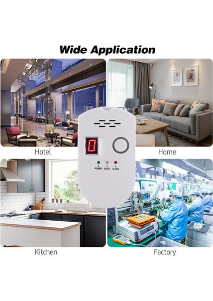 BRJ-502D Takılabilir Yüksek Hasiyetli Mutfak Gaz Kaçak Dedektörü (Yurt Dışından) modelleri