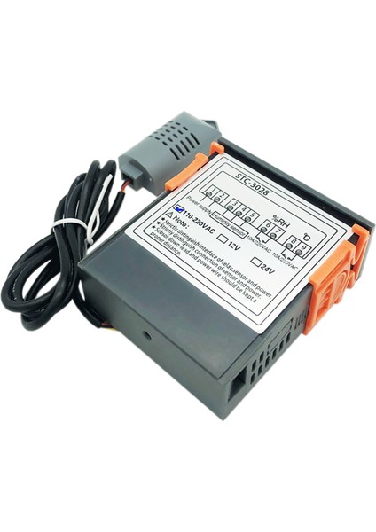 STC-3028 Dijital Sıcaklık Nem Kontrol Cihazı Derin Dondurucu Buzdolabı Akıllı Termostat (Yurt Dışından)