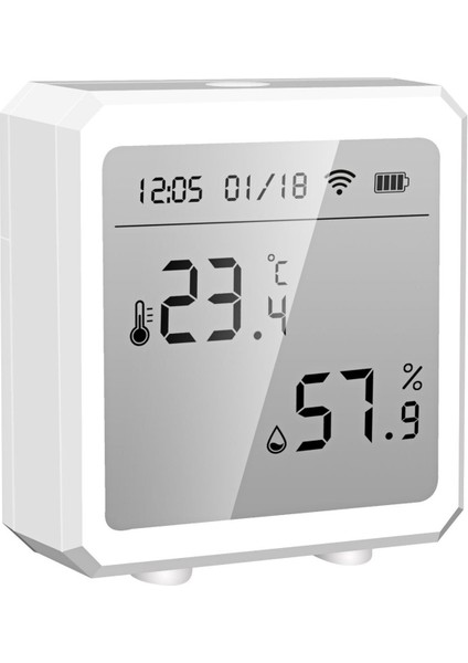 Kablosuz Wifi Sıcaklık ve Nem Ölçer - Iç/dış Mekan Ev, Sera, Bodrum (Yurt Dışından)