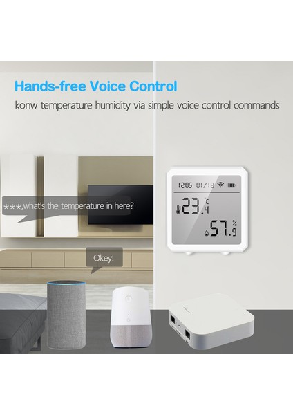 Kablosuz Wifi Sıcaklık ve Nem Ölçer - Iç/dış Mekan Ev, Sera, Bodrum (Yurt Dışından) modelleri