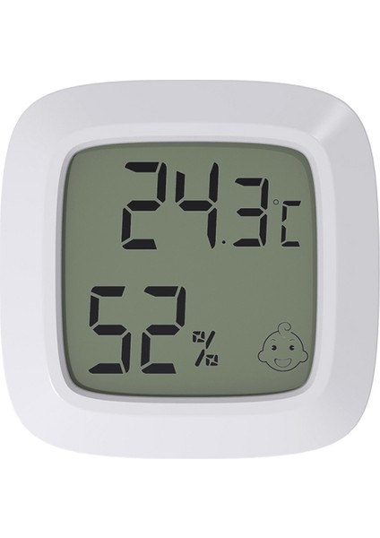 Mini Dijital Termometre Nem Ölçer - Bebek Odası Manyetik Tabanlı (Yurt Dışından)