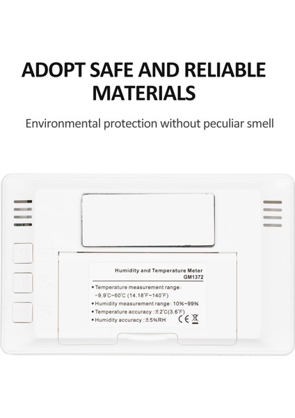 GM1372 Bebek Odası Yüksek Hasiyetli Nem ve Sıcaklık Ölçer (Yurt Dışından) fırsatları