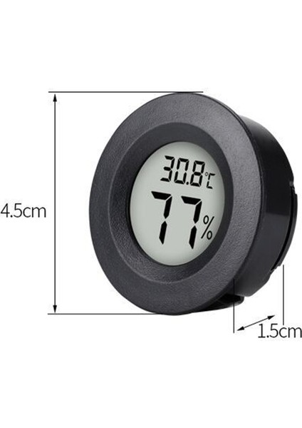 Dijital Nem ve Sıcaklık Ölçer LCD Iç/dış Mekan 3'lü Paket (Yurt Dışından) fırsatları