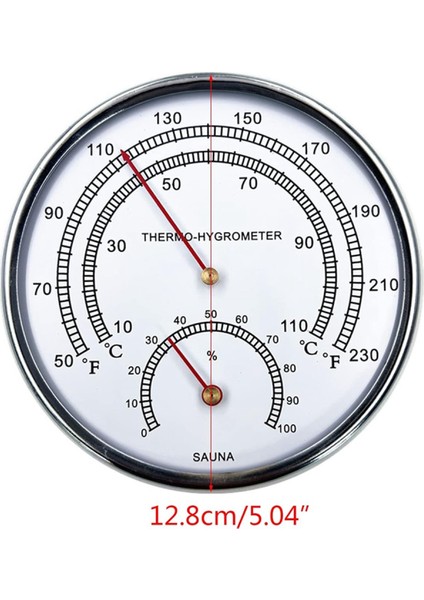 Kadranlı Sauna Termometre Higrometre Fahrenhayt (Yurt Dışından) fiyatları