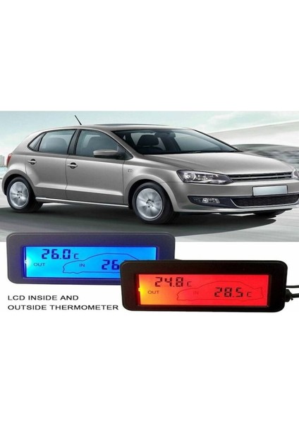 12V Araç Termometresi Aydınlatmalı Mini Nem ve Sıcaklık Ölçer (Yurt Dışından) modelleri