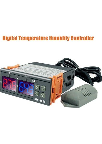 STC-3028 Dijital Sıcaklık Nem Termostatı - Dondurucu/buzdolabı Için (Yurt Dışından)