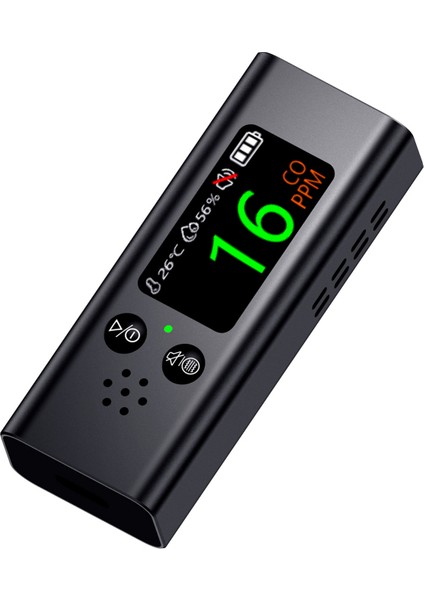 3'ü 1 Arada Tft Ekranlı Taşınabilir Karbonmonoksit Dedektörü ve Nem/sıcaklık Ölçer (Yurt Dışından)