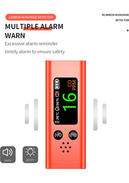 3'ü 1 Arada Tft Ekranlı Taşınabilir Karbonmonoksit Dedektörü ve Nem/sıcaklık Ölçer (Yurt Dışından) fırsatları