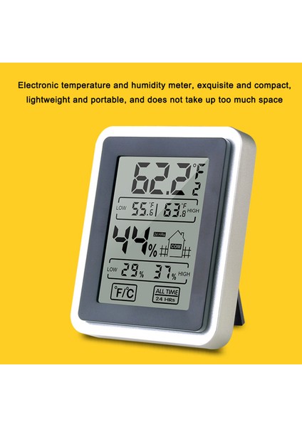 Büyük Dokunmatik Ekranlı Yüksek Hasiyetli Iç Mekan Termometre Higrometre (Yurt Dışından) modelleri