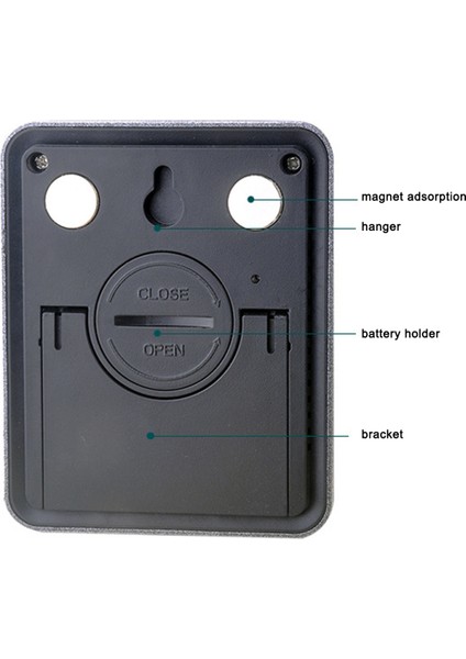 Büyük Dokunmatik Ekranlı Yüksek Hasiyetli Iç Mekan Termometre Higrometre (Yurt Dışından) fırsatları
