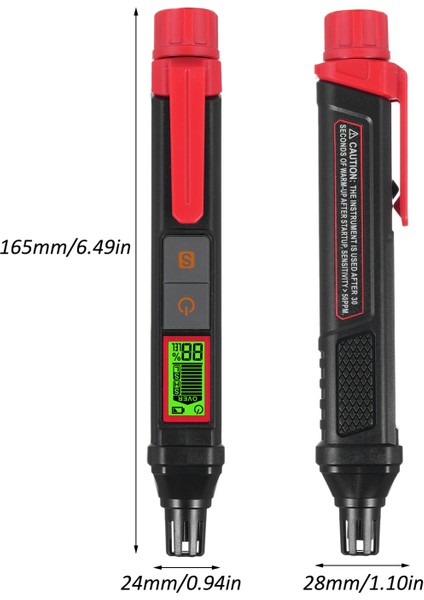 HT56 Yüksek Hasiyetli Gaz Dedektörü - Metan/propan Sesli ve Görsel Alarm (Yurt Dışından)